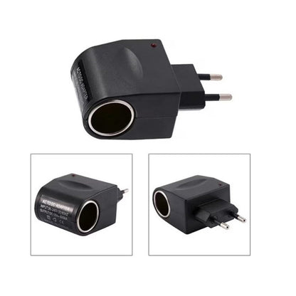 Adaptor incarcator auto 220V->12V HOzro, indicator de functionare, cu priza bricheta BESTSELLS