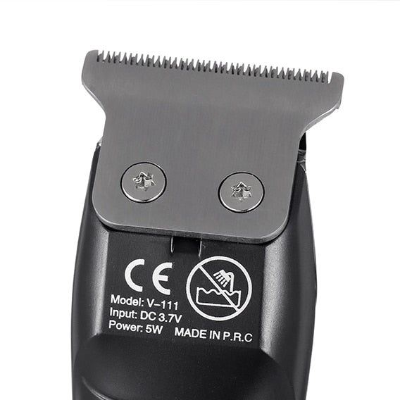 Masina de tuns HOZRO VGR V-111, alimentare la retea, lame otel inoxidabil, 3 lame interschimbabile, accesorii incluse, Negru BESTSELLS