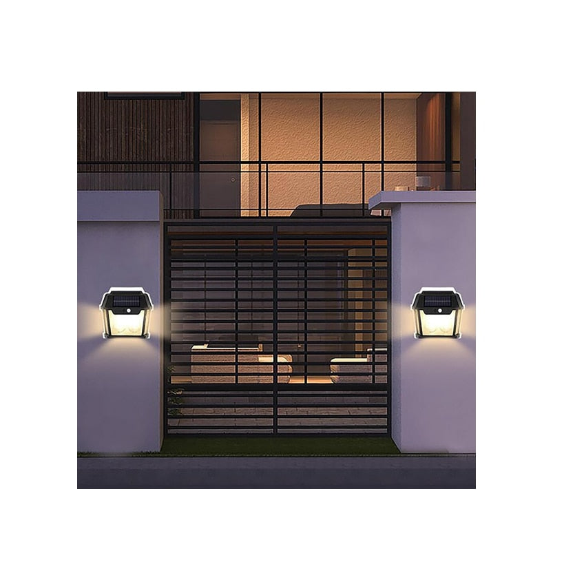 Lampă Solară HOZRO, Model KT 666-3W cu 3 Becuri LED – Iluminat Exterior Economic și Eficient, Încărcare Solară, Ideală pentru Curte, Grădină sau Camping HOZRO