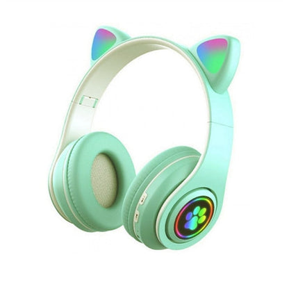 🎧 Căști Wireless HOZRO, Model Pisică STN-28– Sunet HiFi, Iluminare RGB, Bluetooth 5.0, Handsfree, Bass Stereo, LED, TF! 🐱 HOZRO