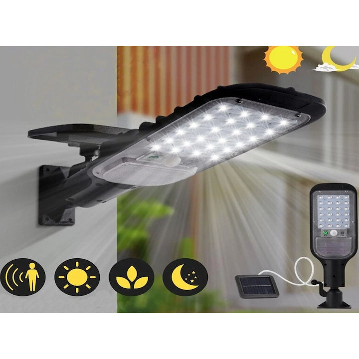 Lampă Solară LED Hozro 120W – Iluminat Exterior Inteligent și Eficiență Energetică Zero HOZRO