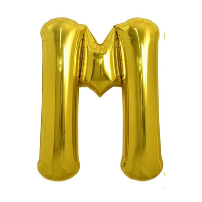 Balon folie HOZRO, gold, in forma de litera M, 40 cm BESTSELLS