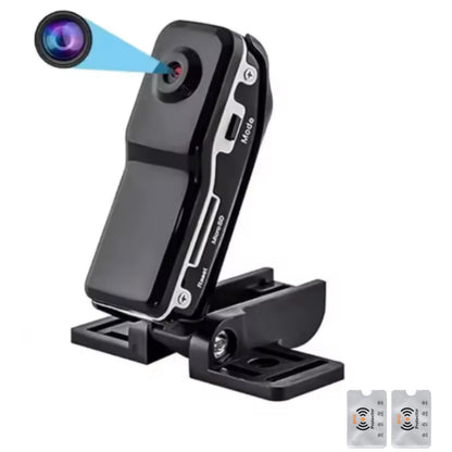 Mini Cameră Discretă Hozro DV – Supraveghere Portabilă HD, Autonomie 6 Ore și Slot MicroSD 128GB HOZRO