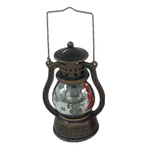 Felinar Decorativ HOZRO, cu Lumina LED Calda, 10 cm, Culoare Argintiu, Model 117-85 – Design Elegant, Perfect pentru Decor de Interior si Exterior, Baterii Incluse HOZRO