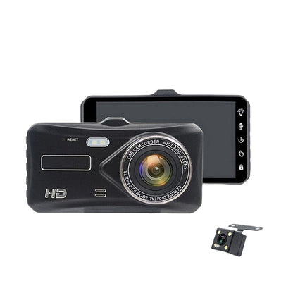 Camera Auto HOZRO® DVR, Dual Lens HD 1080p, dubla inregistrare fata si spate, camera de rezerva, ecran de 4 inch, inregistrare in bucla, detectarea miscarii, durabil HOZRO