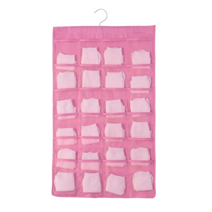 Organizator Suspendat Premium pentru Lenjerie și Șosete, 24 Compartimente, Poliester, 40x80 cm BESTSELLS