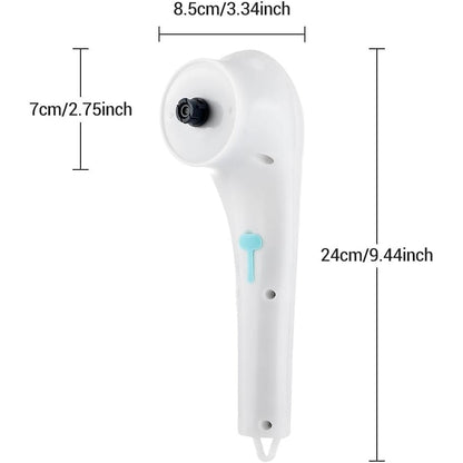 Perie electrica de curatare HOZRO, 5 capete interschimbabile, design ergonomic, functionare fara fir, unelte de curatare pentru bucatarie, baie, podele, alb BESTSELLS