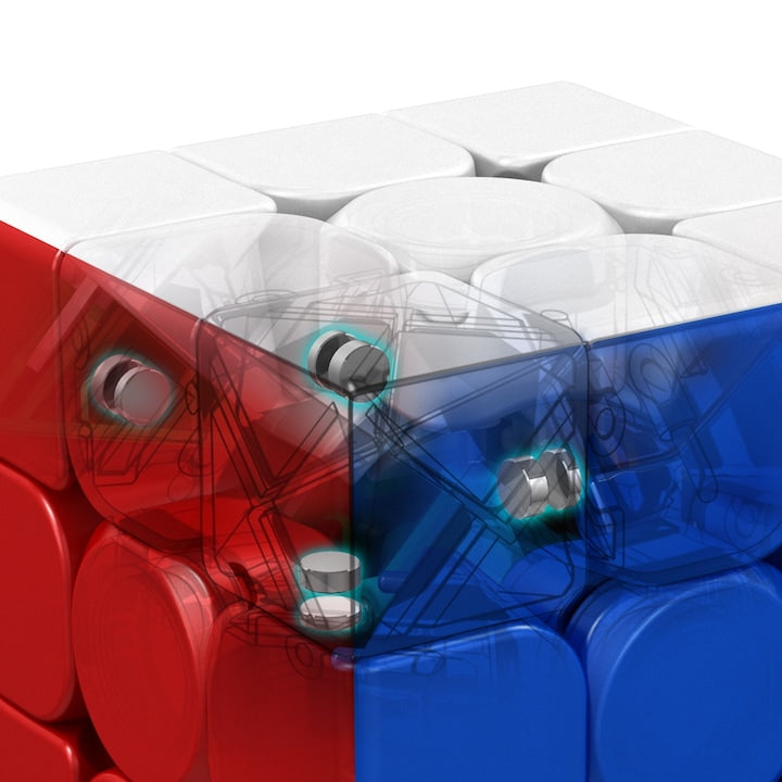 Cub Puzzle 5X5 magnetic MoYo HOZRO, Jucărie Logică 3D pentru Dezvoltarea Gândirii, Meilong 4M Stickerless HOZRO