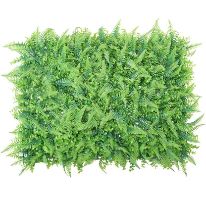🌿 Panou Decorativ Premium Hozro – Gazon Artificial Iarba cu Ferigi, 60x40 cm HOZRO