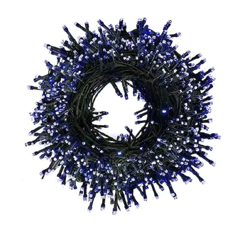 🎄 Instalație de Crăciun Liniară Hozro – 10m, Jocuri de Lumini, Albastru Magic HOZRO