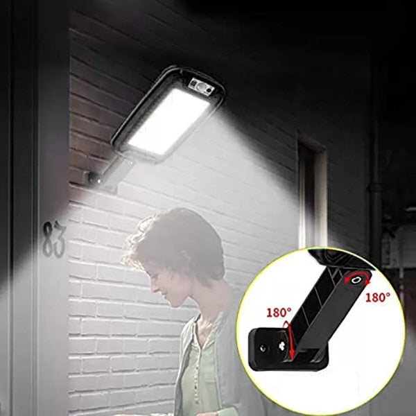 🌟 Lampă Solară Stradală HOZRO Premium, 60W, 240 COB LED și Telecomandă HOZRO
