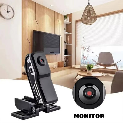 Mini Cameră Discretă Hozro DV – Supraveghere Portabilă HD, Autonomie 6 Ore și Slot MicroSD 128GB HOZRO
