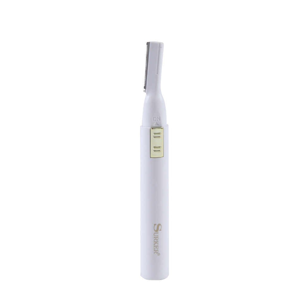 Trimmer electric pentru femei HOZRO Surker SK-005, alimentare baterie AAA, accesorii incluse, Alb BESTSELLS