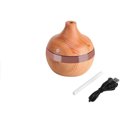Pachet 1+1 HOZRO Mini Ventilator + Difuzor Aromaterapie. Silențios, compact, perfect pentru birou și acasă, diverse culori HOZRO