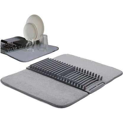 Scurgator vase HOZRO cu covoras din microfibra super-absorbant, pliabil, cu tava detasabila BESTSELLS