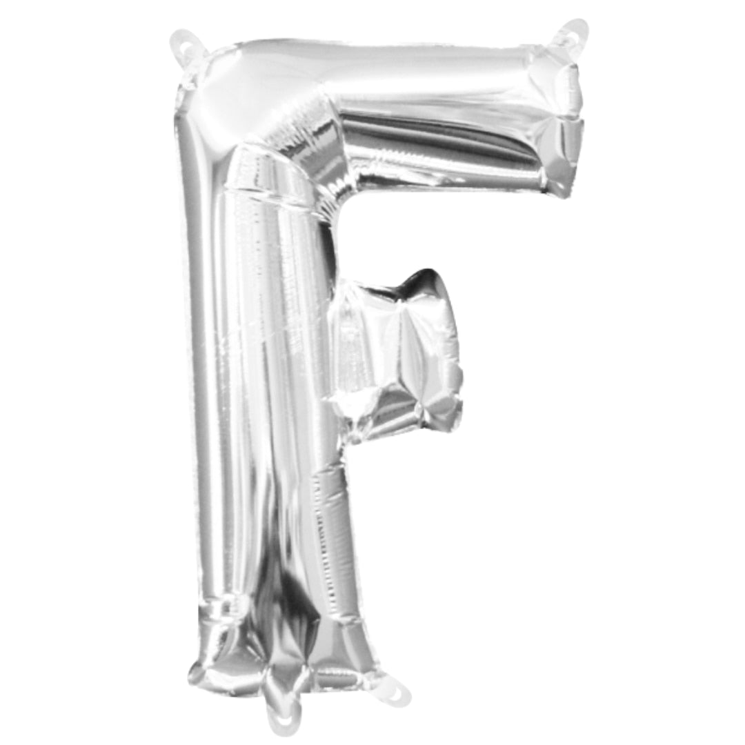 Balon folie HOZRO, diverse culori, in forma de litera F, 40 cm BESTSELLS