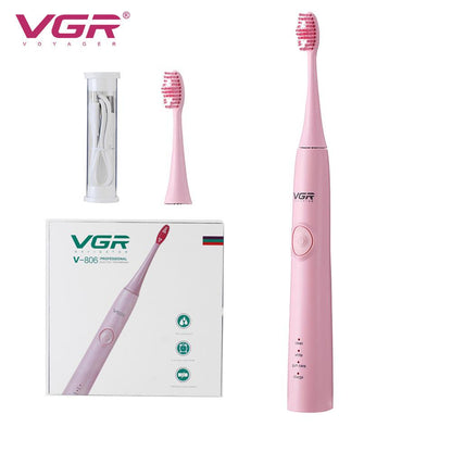 🌸 Periuță de Dinți Electrică Profesională HOZRO V-806, Roz – Zâmbet Strălucitor și Îngrijire Premium, timp de 30 de zile cu o singură încărcare! HOZRO