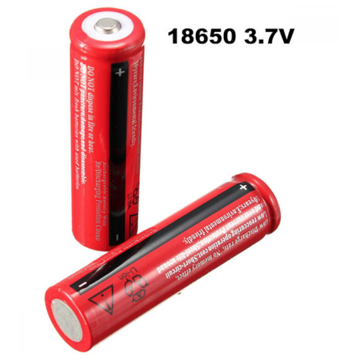 Acumulator Li-Ion Reîncărcabil, 3.7V 2000mAh, Format 18650, Performanță Ridicată, Ideal pentru Lanterne, Jucării Electronice, Dispozitive Portabile – Încărcare Rapidă HOZRO