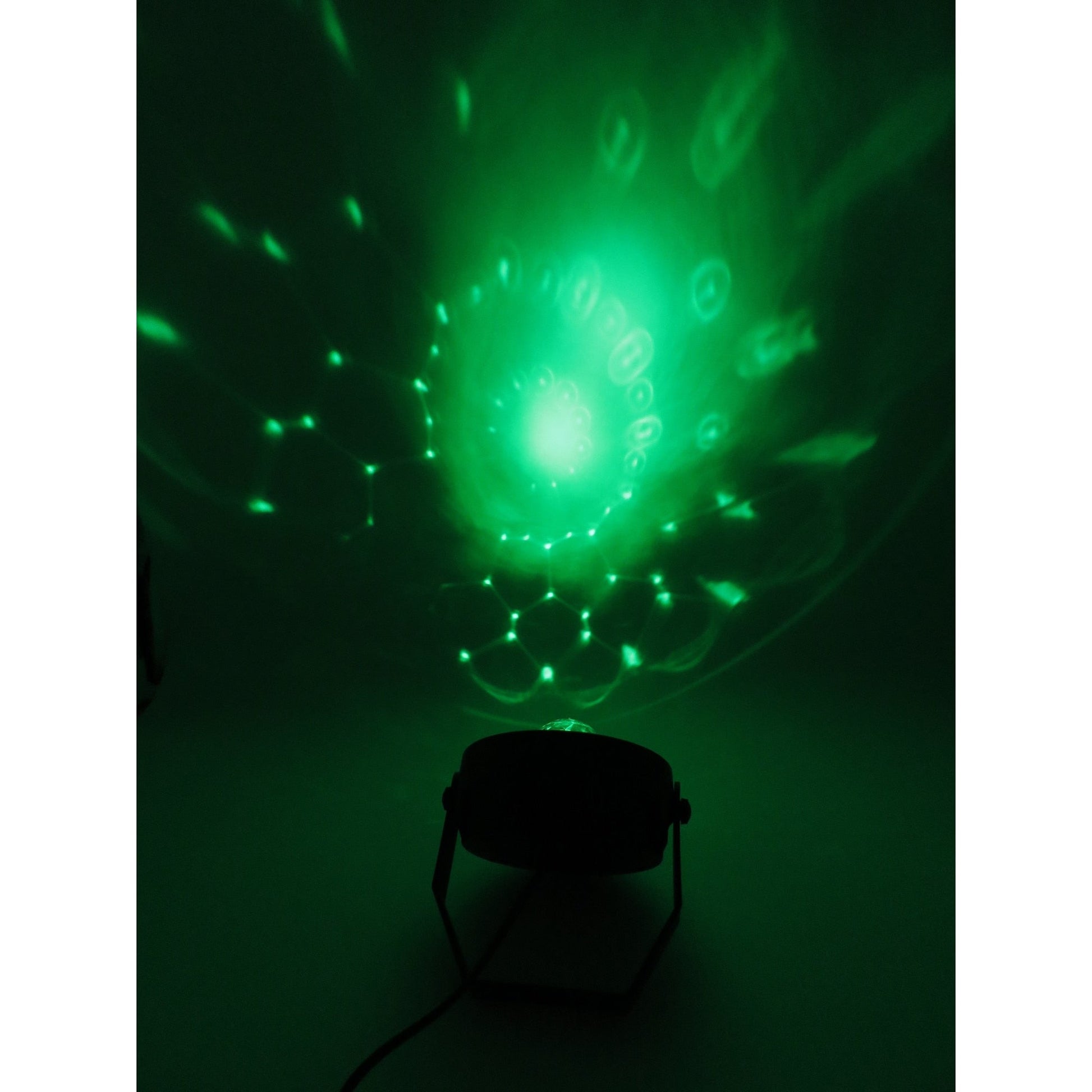 Lumină de Scenă Profesională HOZRO, 5 LED-uri RGB , Efect Laser, Iluminare Puternică pentru Scenă, Bar, Club, Petreceri și Evenimente – Lumini Spectaculoase și Control Ușor HOZRO