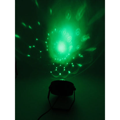 Lumină de Scenă Profesională HOZRO, 5 LED-uri RGB , Efect Laser, Iluminare Puternică pentru Scenă, Bar, Club, Petreceri și Evenimente – Lumini Spectaculoase și Control Ușor HOZRO