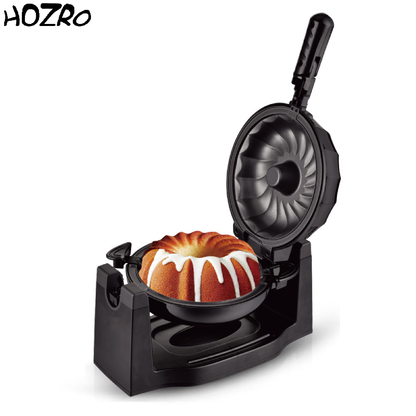 Aparat Electric Profesional HOZRO, pentru Prăjituri, Brioșe și Deserturi – Design Compact, Ușor de Folosit, Rezistent și Elegant, Culoare Neagră – Ideal pentru Bucătării Moderne și Preparare Rapidă a Gustărilor Dulci HOZRO