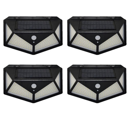 Lampă Solară cu 180 LED-uri HOZRO, Iluminare Puternică, Încărcare Solară, Senzor de Mișcare, Rezistentă la Intemperii HOZRO
