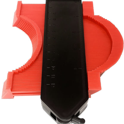 Sablon Multifuncțional HOZRO – Taiere, Măsurare și Conturare cu Riglă, 12 cm, Instrument Profesional pentru Proiecte DIY, Tâmplărie, Montaj și Gresie HOZRO