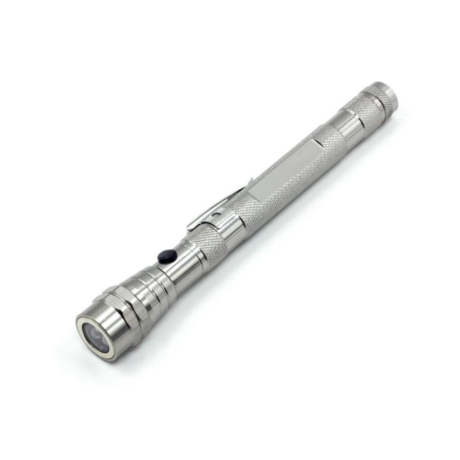 Lanternă Telescopică Magnetică Hozro – LED, Cap Flexibil 360°, Extensibilă, pentru Inspecție și Recuperarea Obiectelor Metalice HOZRO