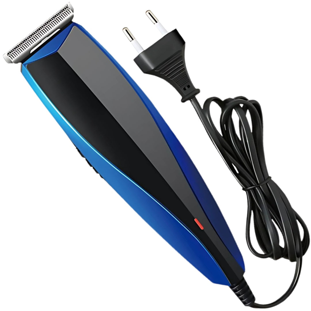 Aparat de tuns electric HOZRO®, profesional, cu 3 capete de taiere, indicator luminos, albastru BESTSELLS