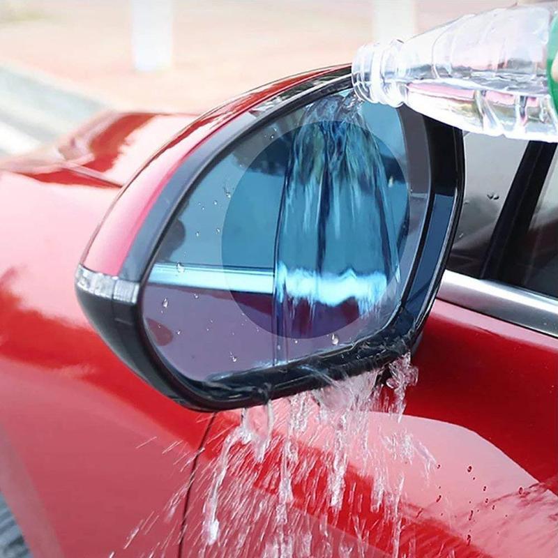 🚗 Vizibilitate perfectă pe orice vreme! Set 2 Folii Protectoare Hidrofobe Hozro pentru Oglinzi – Anti-Aburire, Anti-Ploaie, Anti-Zgârieturi HOZRO