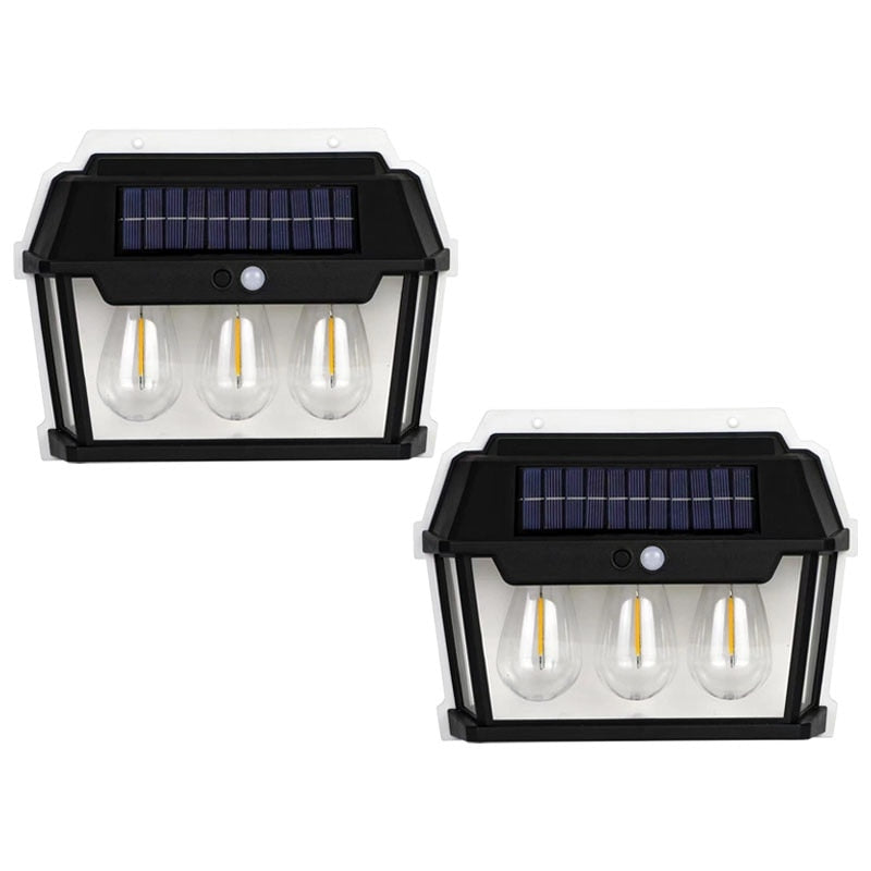 Lampă Solară HOZRO, Model KT 666-3W cu 3 Becuri LED – Iluminat Exterior Economic și Eficient, Încărcare Solară, Ideală pentru Curte, Grădină sau Camping HOZRO