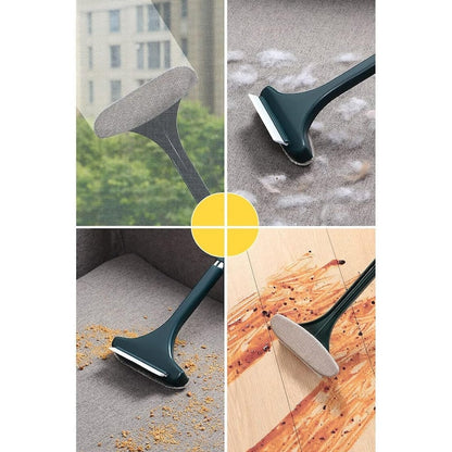 Stergator de geamuri 2 in 1 pentru ferestre interioare si exterioare, Gresie, Faianta, Geam Cabina Dus, Hozro® HOZRO