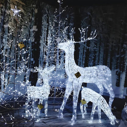 ❄️ Instalație de Crăciun Premium Hozro – 50m, Becuri Cristal, Alb Rece (Pe Rolă) HOZRO