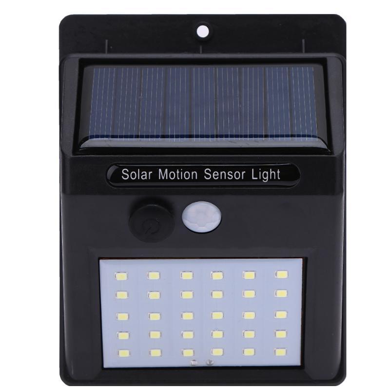 Lampă Solară HOZRO, 30 LEDURI, Senzor de Mișcare, Protecție IP65, Rezistentă la Apă și Intemperii – Iluminat Exterior Eficient pentru Curte, Grădină, Terasă sau Aleii HOZRO