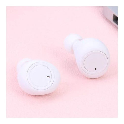 🎧 Căști Bluetooth TWS Wireless Hozro – Libertate Fără Fir și Sunet Puternic HD, TWS-02 Alb HOZRO