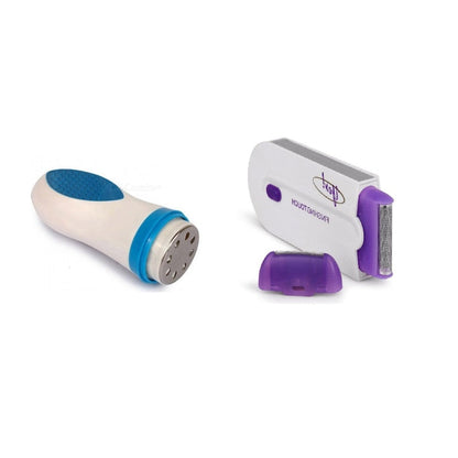 🌸 Pachet Promo Îngrijire și Igienă Corporală pentru Femei HOZRO® – Epilator Sensa-Light &amp; Pilă Electrică Pedi Spin HOZRO