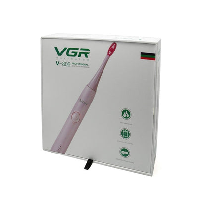 🌸 Periuță de Dinți Electrică Profesională HOZRO V-806, Roz – Zâmbet Strălucitor și Îngrijire Premium, timp de 30 de zile cu o singură încărcare! HOZRO