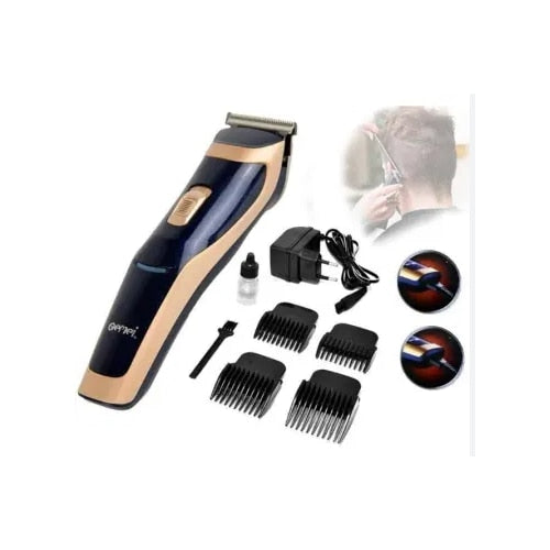 Masina de tuns HOZRO profesionala Gemei GM-6005, lame din otel inoxidabil,reincarcabil, ergonomic, set complet cu 4 capete interschimbabile BESTSELLS