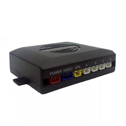 Sistem de Asistență la Parcare HOZRO, Monitor LCD 4.3" integrat în Oglindă Retrovizoare (800x480), Cameră Marșarier Mini IP68 unghi 170°, 4 Senzori Ultrasonici, Linii de Ghidaj, Avertizare Sonoră (Buzzer), Activare Automată, 12V HOZRO
