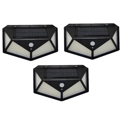 Lampă Solară cu 180 LED-uri HOZRO, Iluminare Puternică, Încărcare Solară, Senzor de Mișcare, Rezistentă la Intemperii HOZRO