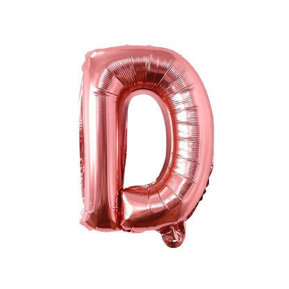 Balon folie HOZRO, diverse culori, in forma de litera D, 40 cm BESTSELLS