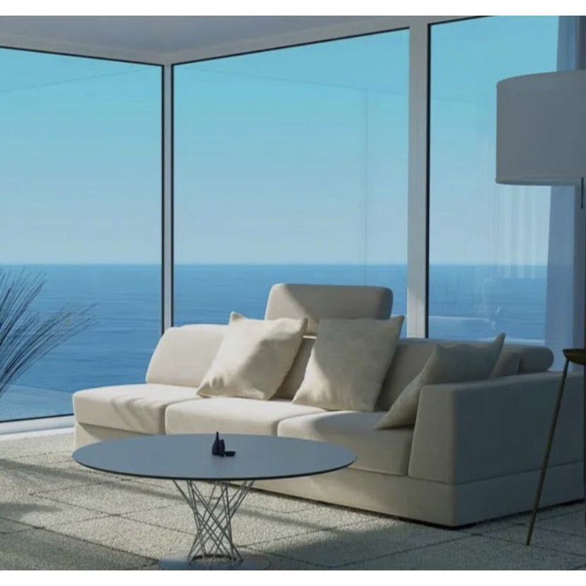 Folie Reflexiva Hozro pentru Geamuri Termopan, Efect de Oglinda, Protectie Solara UV, Argintie, 60 x 300 cm HOZRO