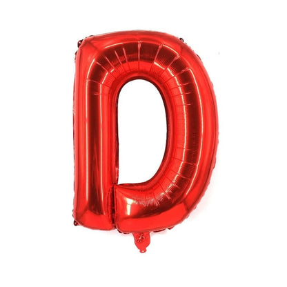 Balon folie HOZRO, diverse culori, in forma de litera D, 40 cm BESTSELLS