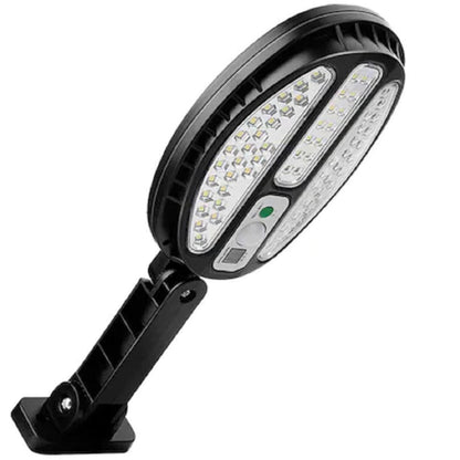 Lampa HOZRO, cu incarcare solara si telecomanda, senzor de miscare si lumina, 3 moduri de iluminare, stare de veghe, 96 LED, HB-8188A/B HOZRO