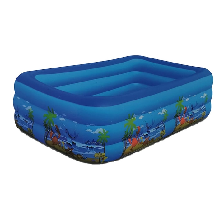 Piscină gonflabilă HOZRO, pentru adulți/Copii – Portabilă si spațioasă pentru cupluri, ideală pentru baie cu spumă, relaxare sau răcorire vara, design durabil și rezistent la uzură, ușor de instalat și depozitat HOZRO