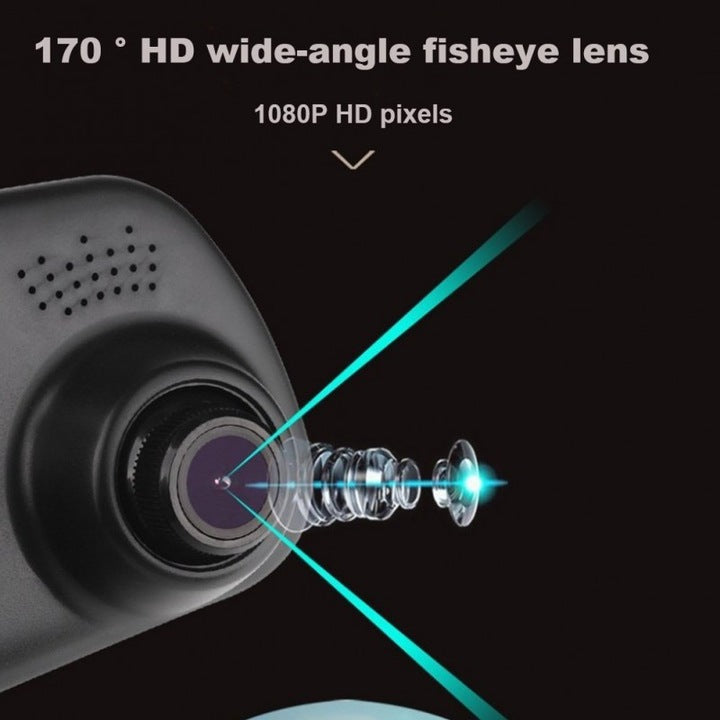 Camera Auto Oglinda HOZRO®, Display 4", Full HD 1080P Night Vision, Senzor De Miscare HOZRO
