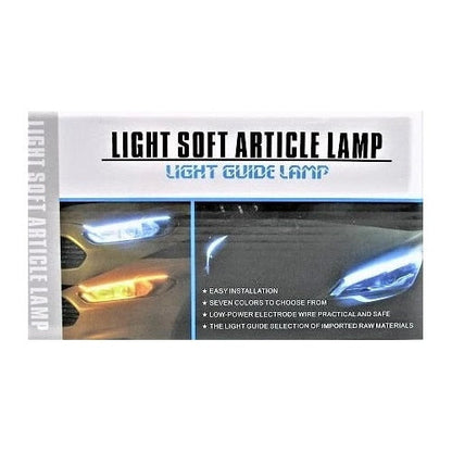 Upgradează-ți mașina cu setul de benzi LED Hozro pentru faruri. Funcție DRL alb și semnalizare dinamică curgătoare. Rezistente la apă, compatibile 12V. BESTSELLS