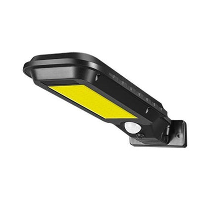 Lampă stradala solara T-100B HOZRO, senzor de miscare, rezistenta la apa, Negru, buton ON/OFF, cu Senzor de Mișcare – Montare pe Perete, Iluminat Exterior Puternic și Eficient HOZRO