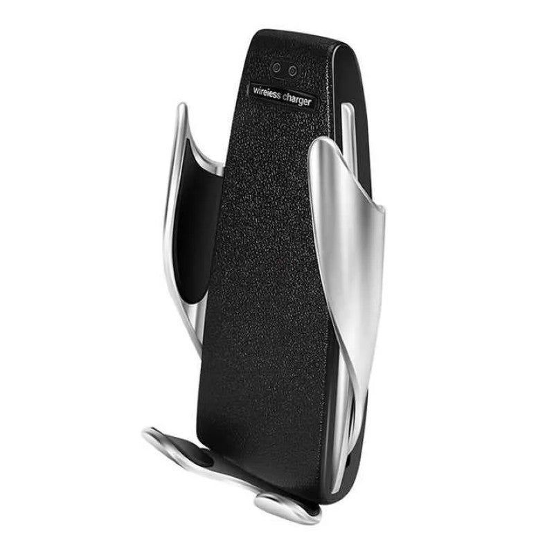 Suport Încărcător Wireless Auto S5 – 10W, Senzor Inteligent, Full Automatic, Gri BESTSELLS