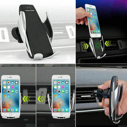Suport Încărcător Wireless Auto S5 – 10W, Senzor Inteligent, Full Automatic, Gri BESTSELLS